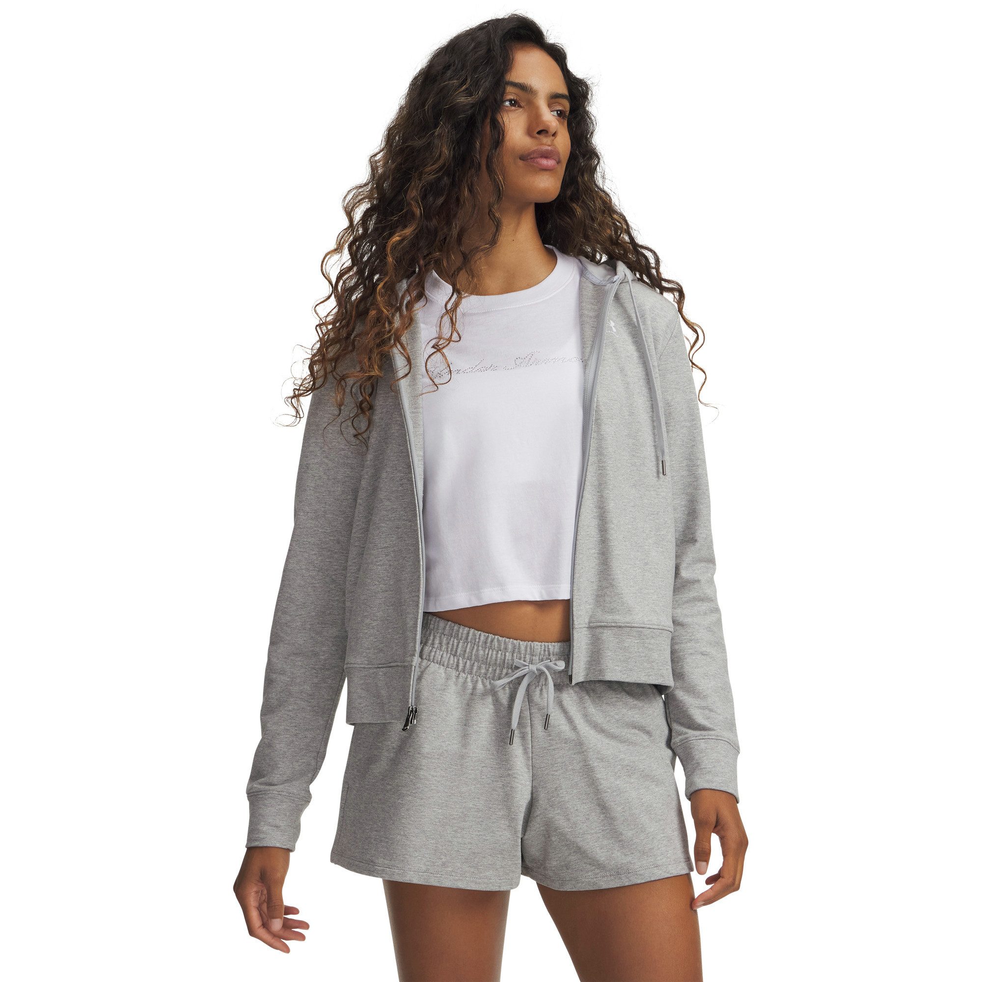 Under Armour® Trainingsjacke Under Armour Damen Kapuzenjacke Sport Terry 6011017