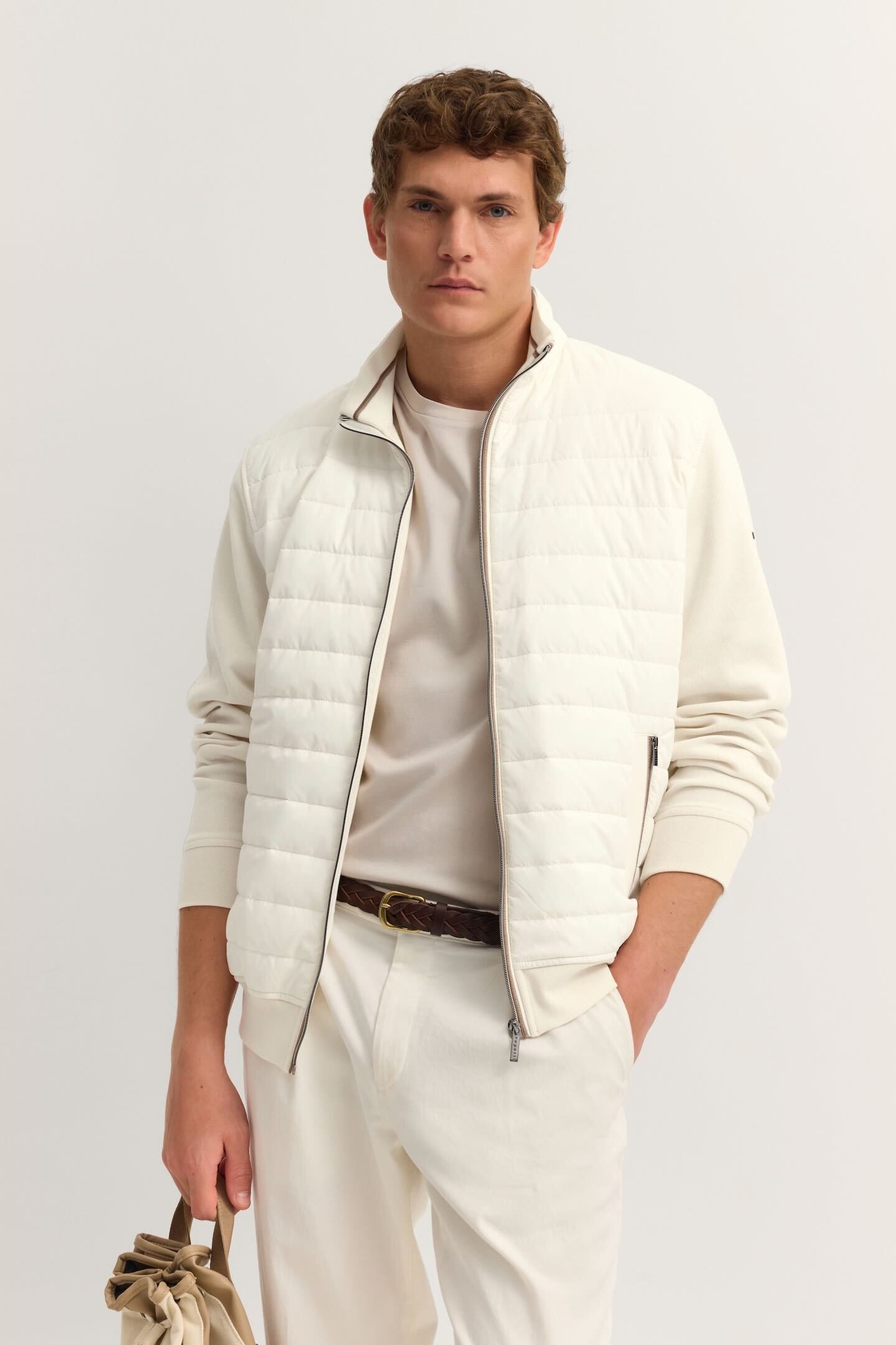 bugatti Sweatjacke Regular Fit mit gesteppter Front günstig online kaufen