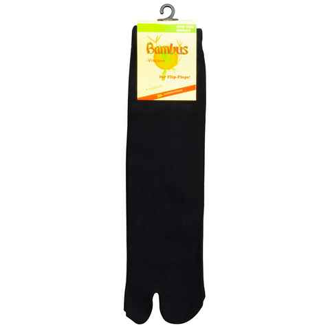 Wowerat Zehensocken Bambus Viskose Sandalen Socken Tabi-Socks Samurei-Socks unisex (6 Paar) Zehentrenner