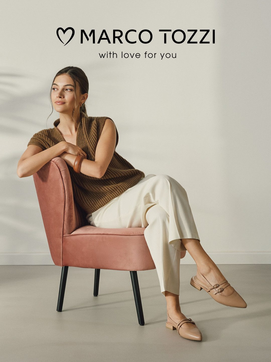 MARCO TOZZI Slingpumps, Businessschuh, Abendschuh, mit komfortabler Feel Me-Ausstattung