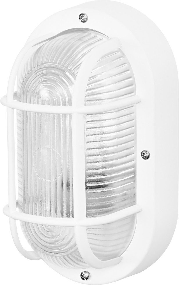 Osram Wandleuchte Osram LED Wandleuchte Bulkhead Essential Oval E27, Ohne Leuchtmittel, Nicht dimmbar ohne Bewegungsmelder