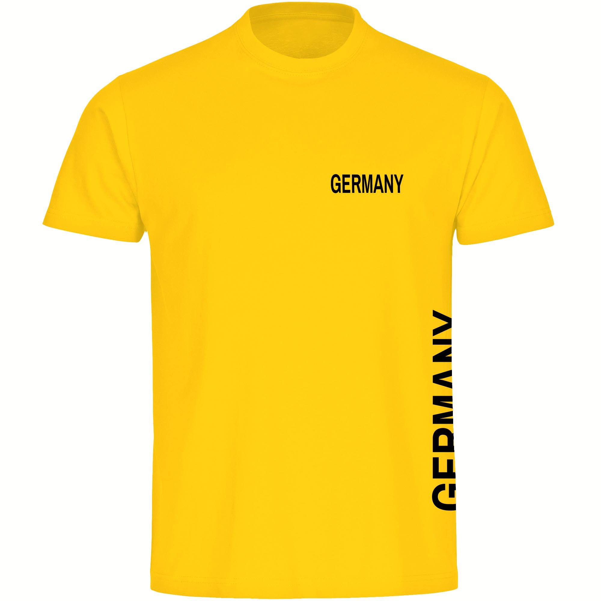 multifanshop T-Shirt Kinder Germany - Brust & Seite - Boy Girl