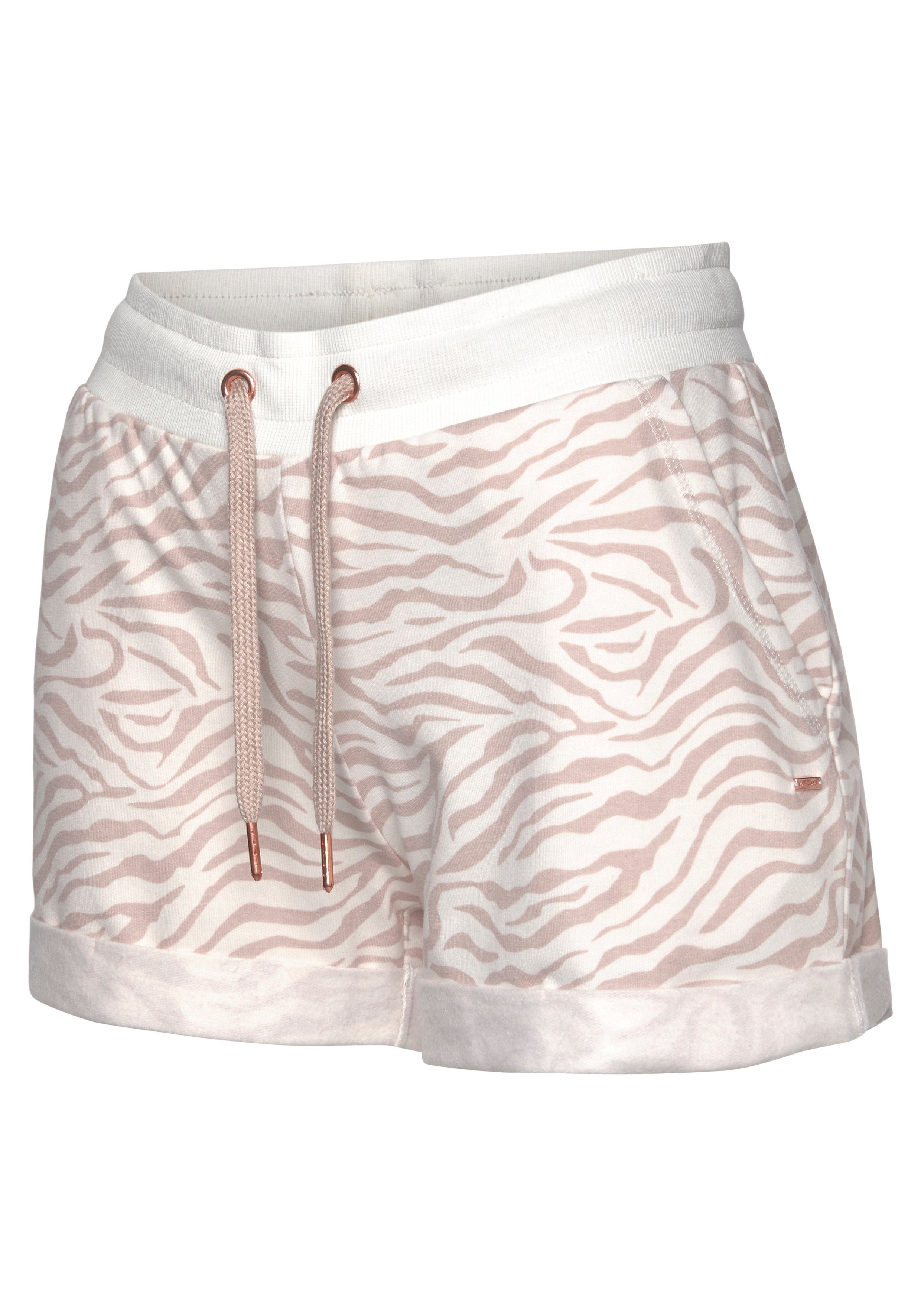 LASCANA Shorts mit Rippbündchen und Umschlagsaum, Loungewear – Bild 5 von 5