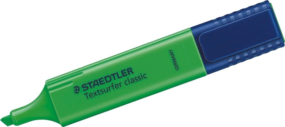 STAEDTLER Marker Textmarker Textsurfer grün (10 Stück)