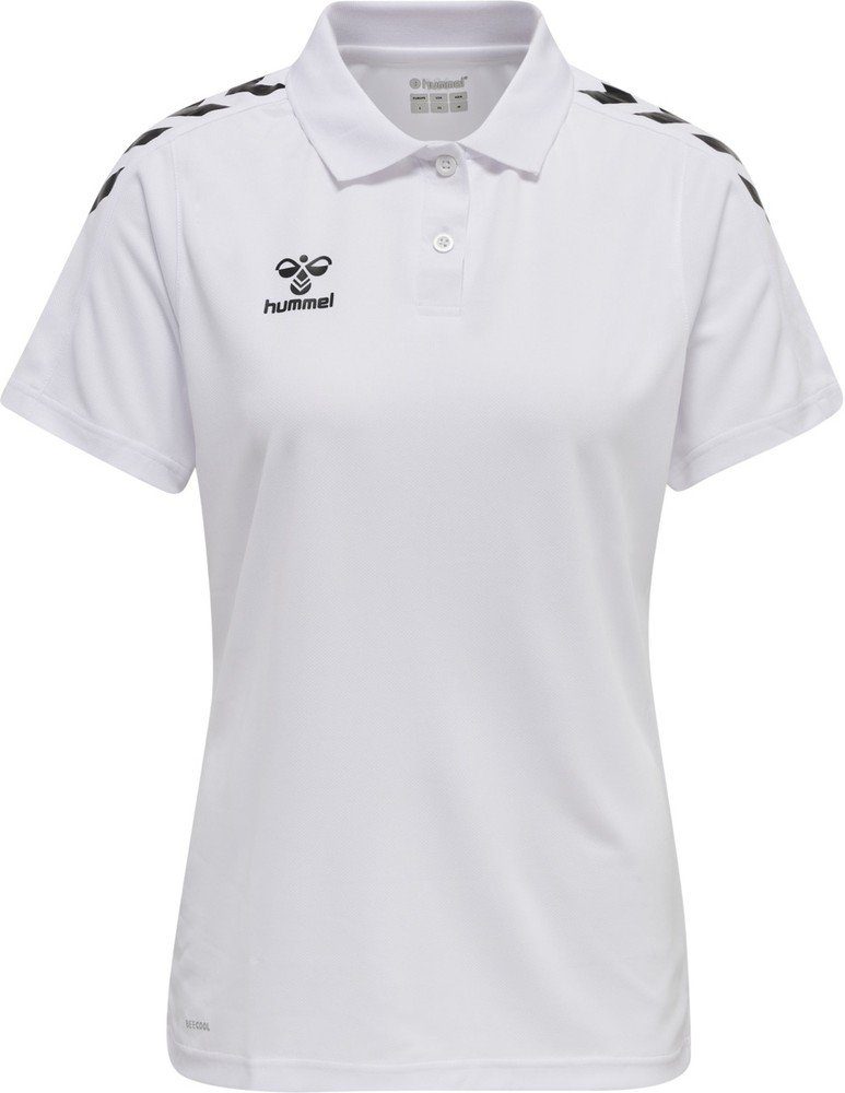 Poloshirt hmlCORE XK Functional (Polyester-Piquel) Kurzarm weiss Damen