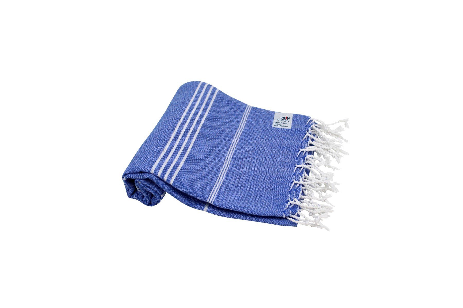 Streifen, Pestemal, Sultan (1-St), blau weißen Handtuch platzsparend, und Hamam Sauna Hamamtuch Hamamtuch Baumwolle my pflegeleicht mit