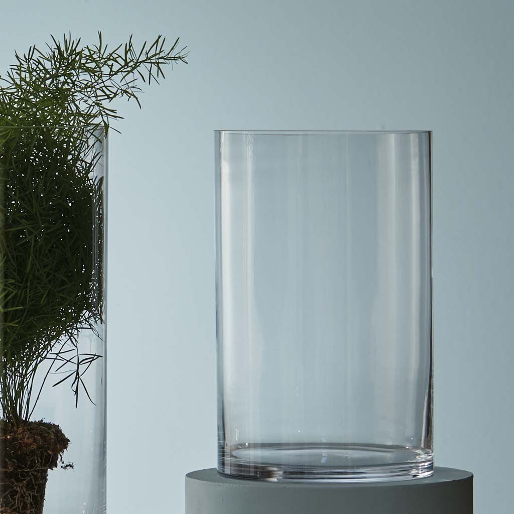 Transparent Deko-Glas, Keramik Glas Rudolph D:18.5cm H:20cm