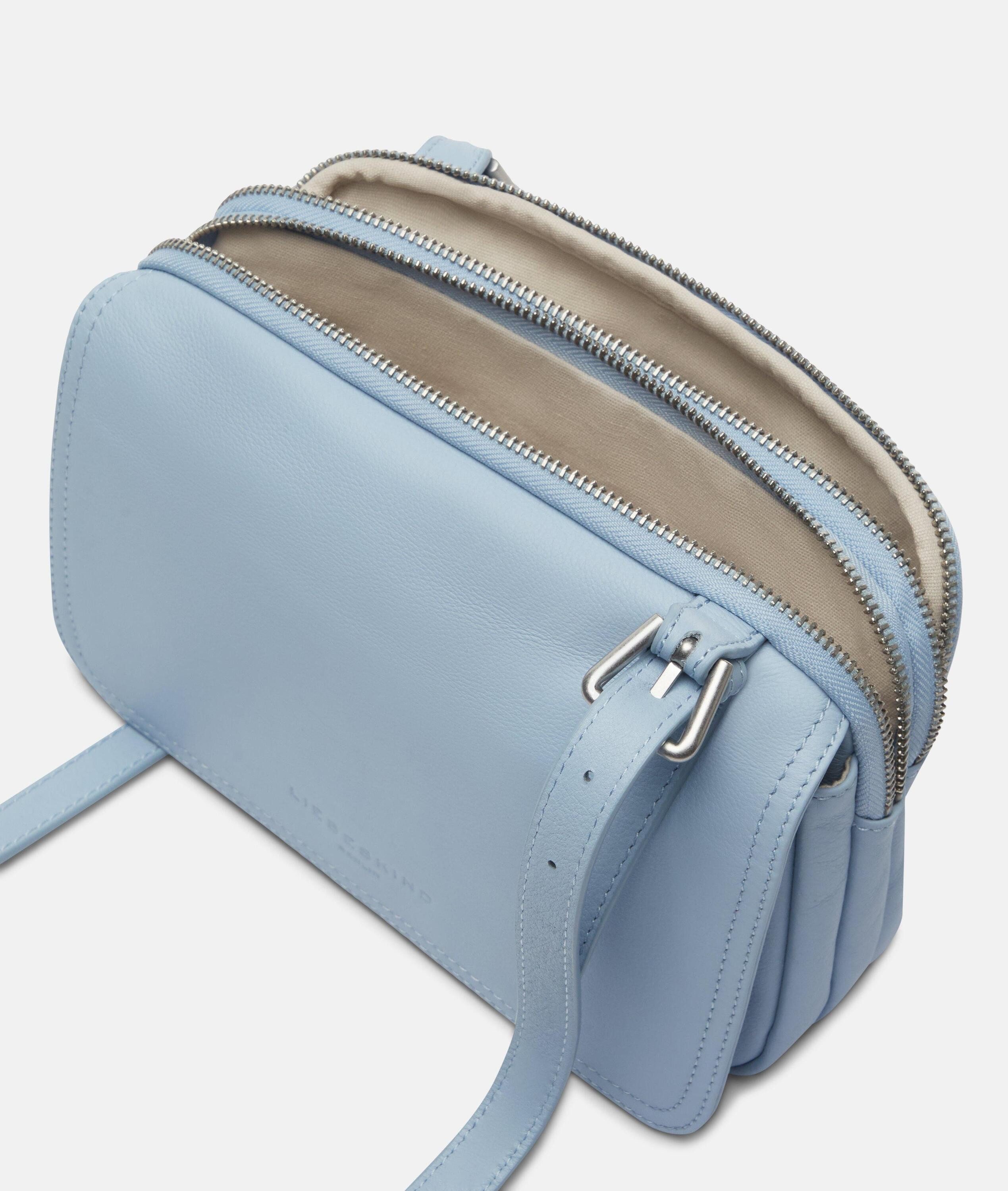 Liebeskind Berlin Umhängetasche Mareike Crossbody M, Handliche Crossbody-Bag aus natürlich genarbtem Leder