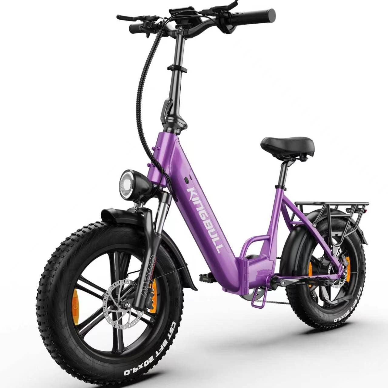 Vankel E-Bike Cityrad KLR herren Elektrofahrrad 648WH cityrad 20×4.0 damen 13.5AH max.100km, Kettenschaltung, Heckmotor, 648 Wh, (Beleuchtungsset mit Batterieladegerät, Batterieschlüssel, Werkzeug), 7 Gang, 648Wh Akku, Elektrofahrrad mit Gepäckträger, E-bikes