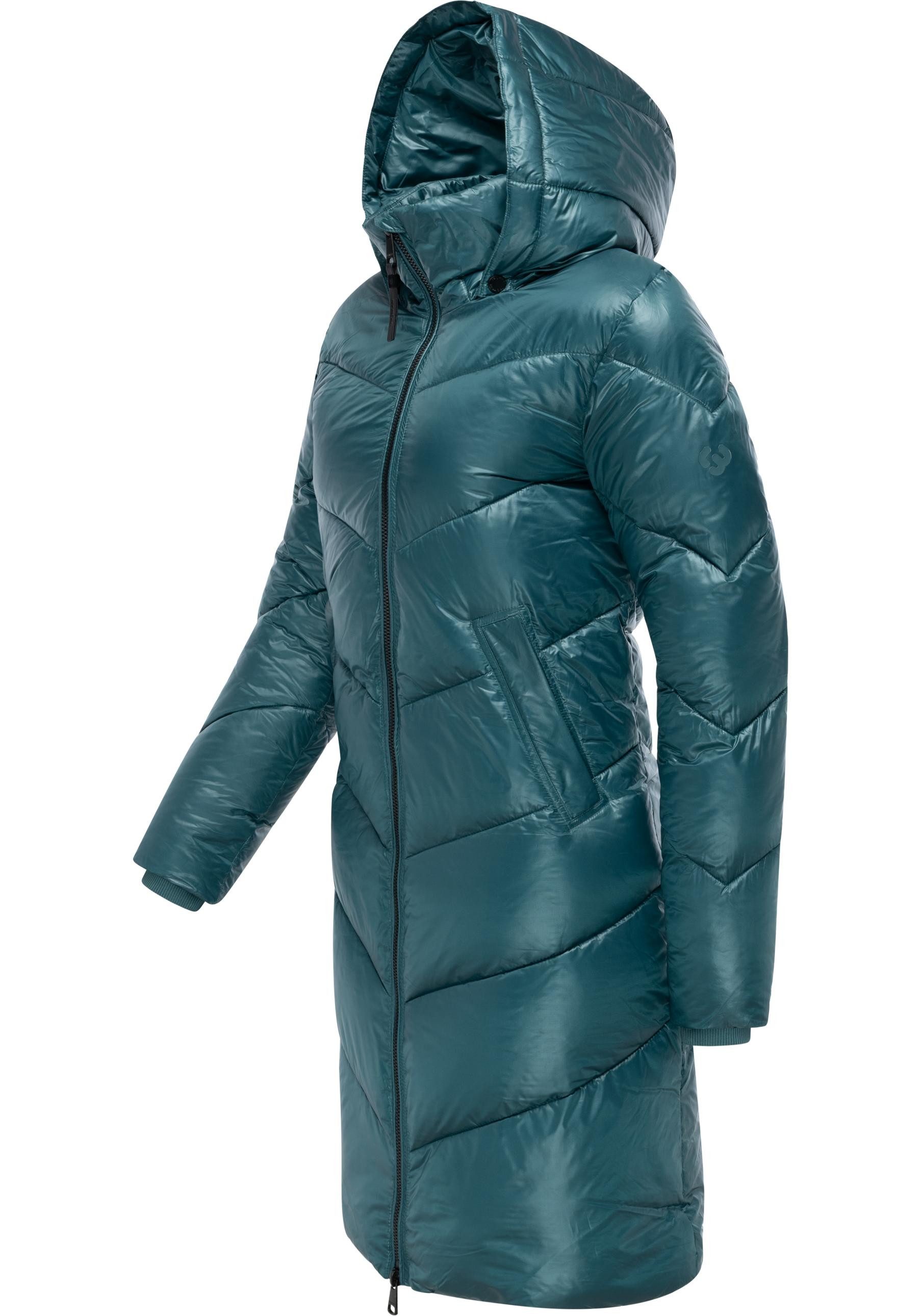 Ragwear Wintermantel Rebelka Shiny Glänzender Winter günstig online kaufen