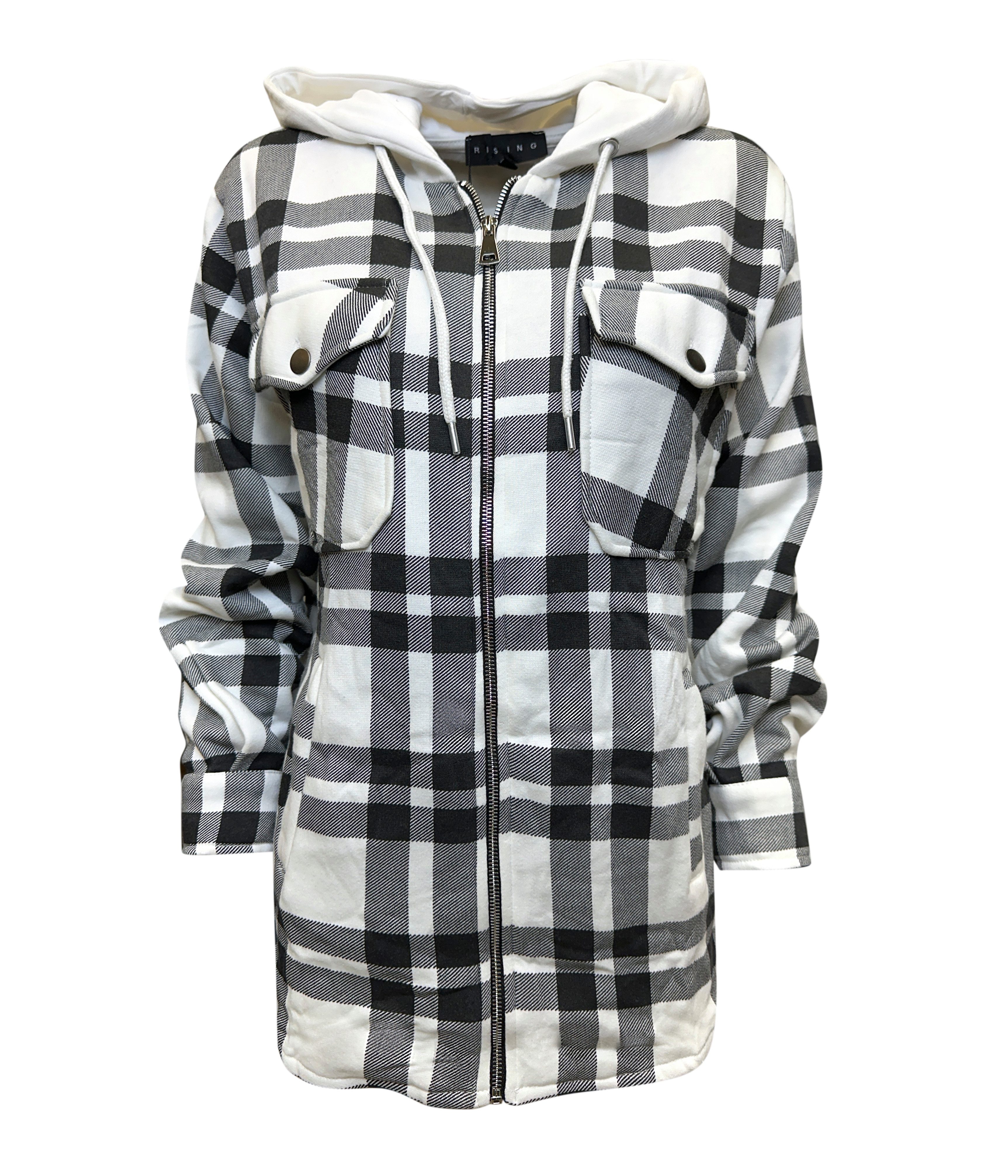 Worldclassca Flanellhemd Worldclassca DAMEN HEMDJACKE KARIERT MIT KAPUZE HO günstig online kaufen