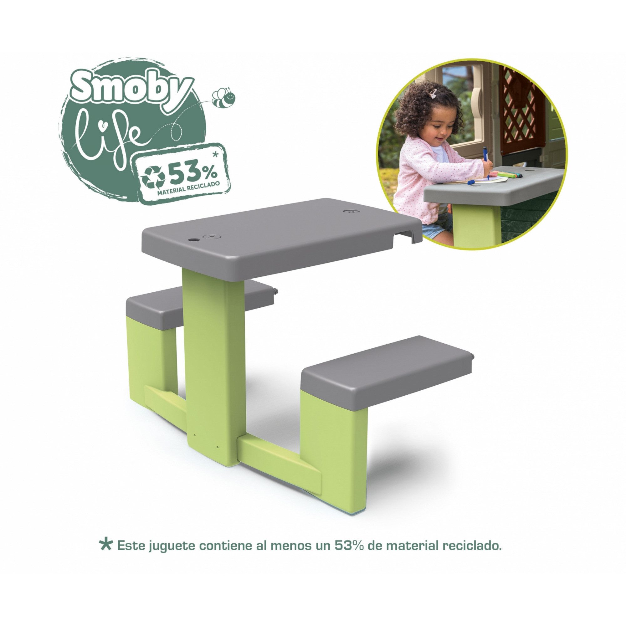 Smoby Spielhaus Smoby Life Spielhaus Zubehör Picknicktisch günstig online kaufen