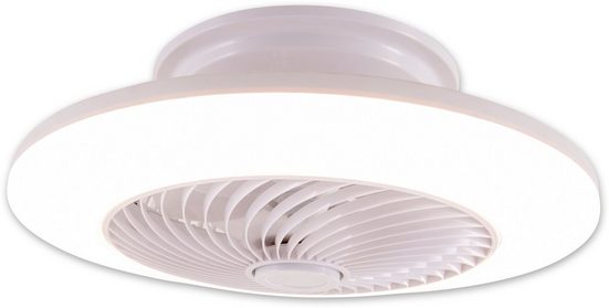 näve LED Deckenleuchte »Adoranto«, mit Ventilator, inkl. Fernbedienung