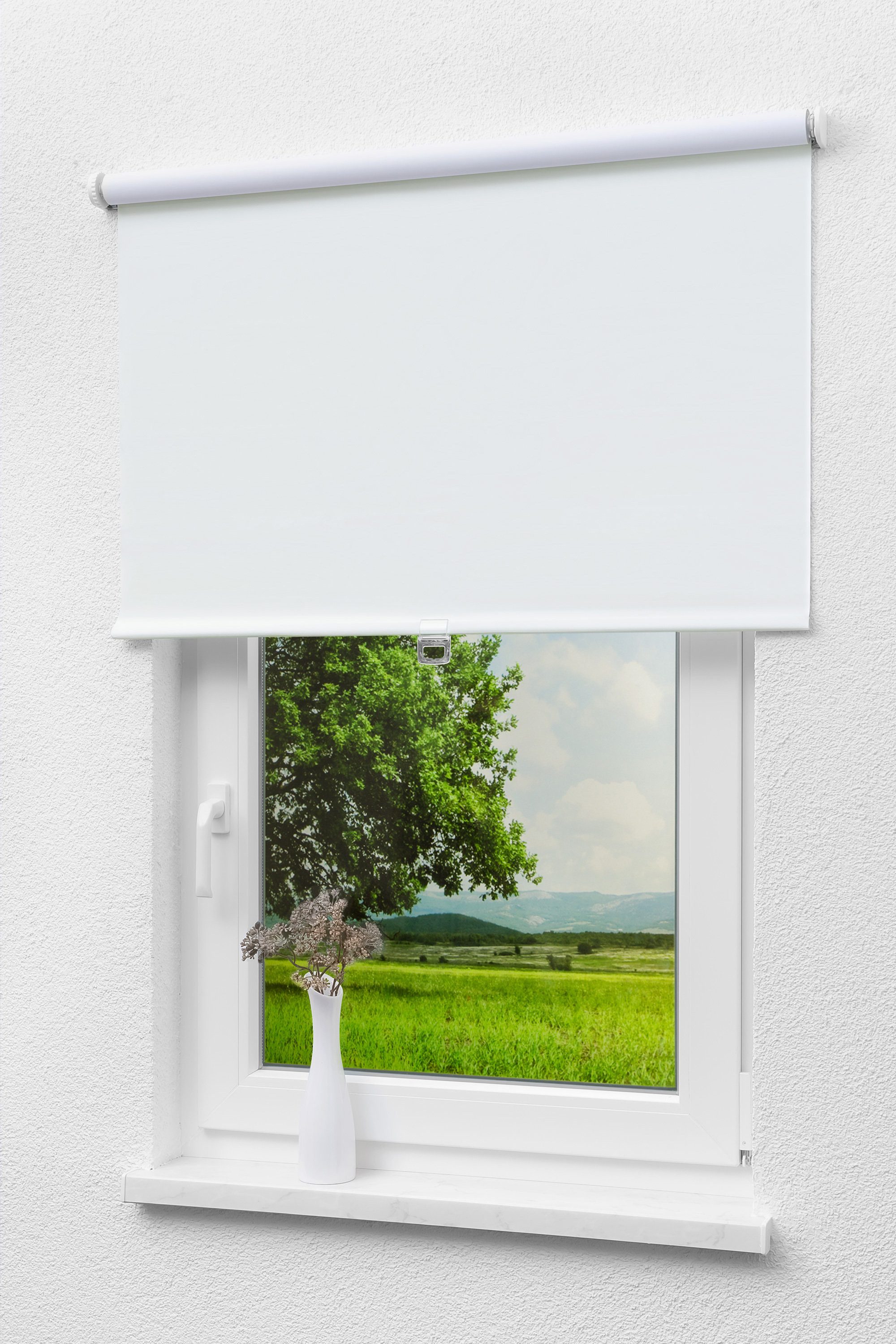 Rollo Qualitätsspringrollo abdunkelnd Weiß, LYSEL®, abdunkelnd, HxB 190x62c günstig online kaufen