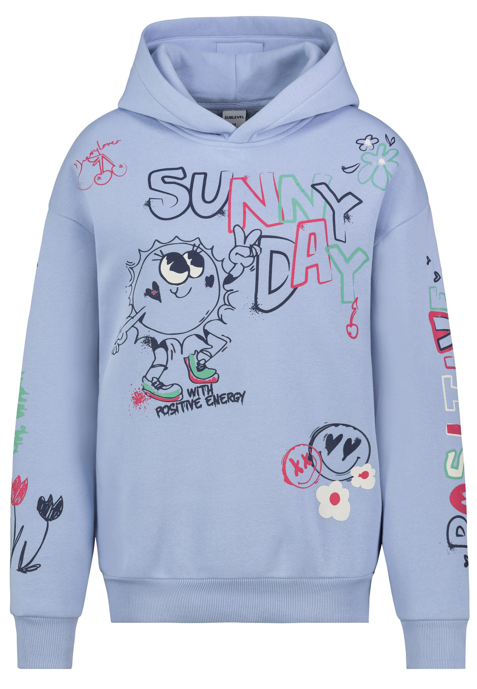 SUBLEVEL Kapuzenpullover Damen Hoodie mit auffälligem günstig online kaufen