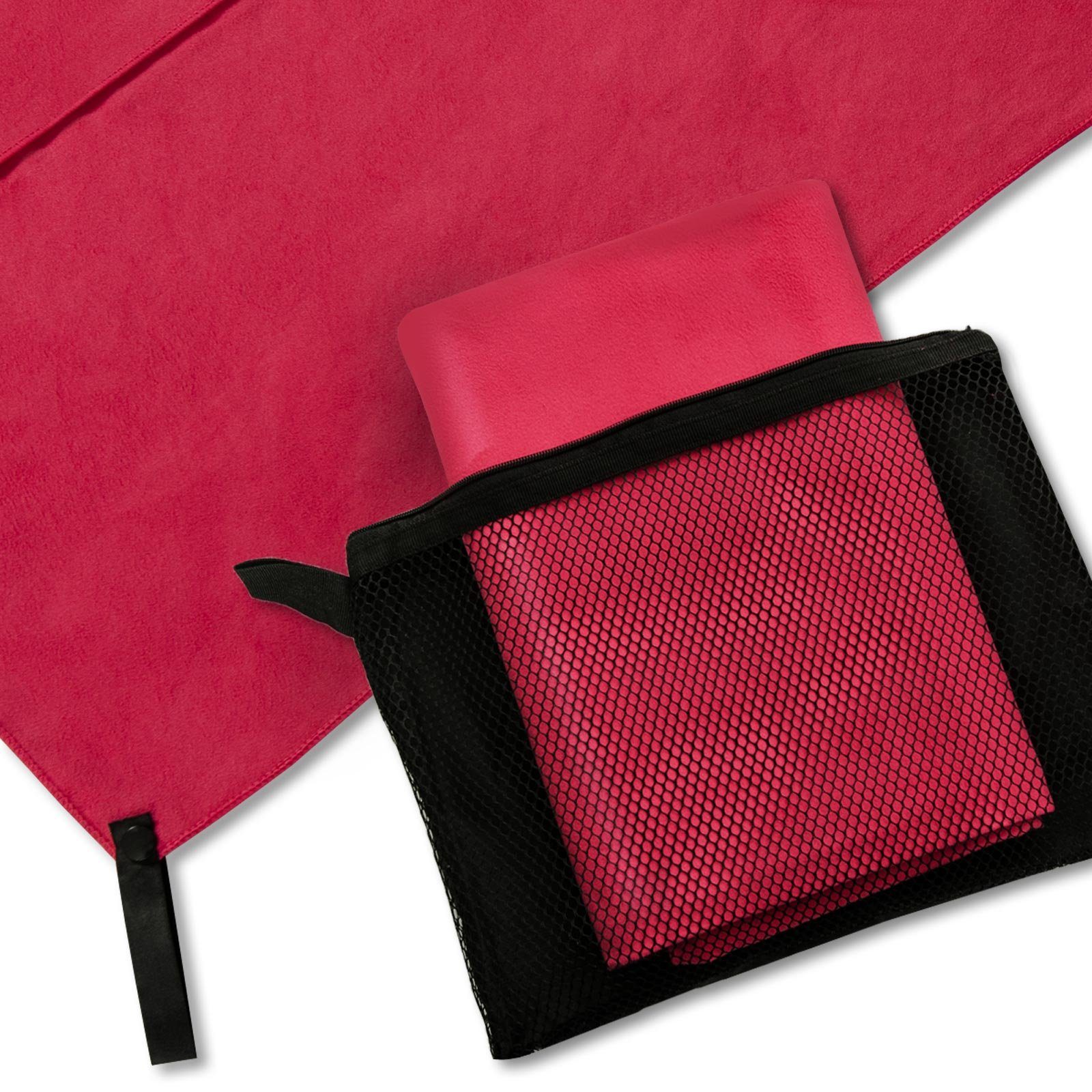 cm Mikrofaser-Handtuch Handtuch 80 Dry, 40 Rot x Karat 5 Farben, Fold