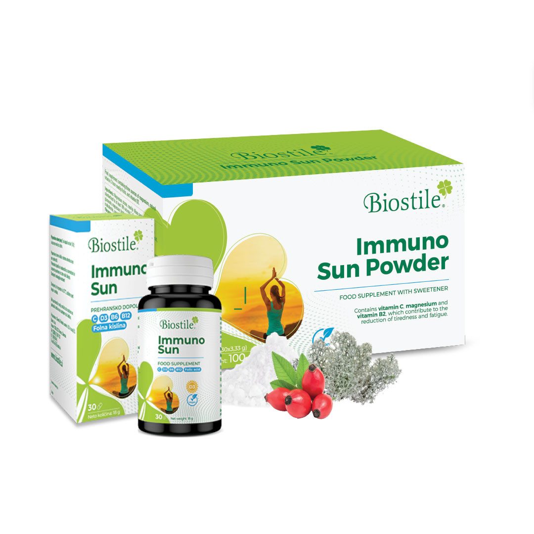 Biostile Vitamin D3 Immunsystem Set, hochdosiert Vitamine und Magnesium - Komplett, 100 g, Hochdosiertes D3, Vitamin C, Magnesium, Kapseln & Pulver