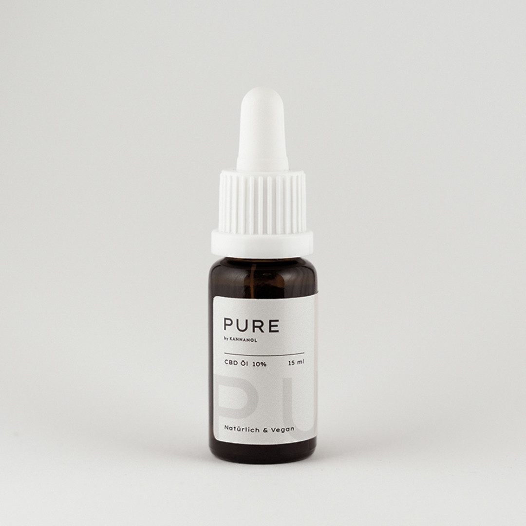 PURE by KANNANOL Mundwasser, PURE by KANNANOL 10% CBD Öl 15 ml, (1-tlg)