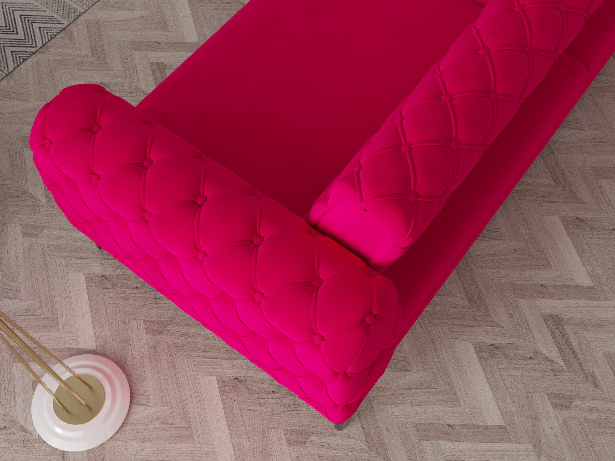 Möbeldreams Chesterfield-Sofa Sofa-Set Arizona Chesterfield Schlaffunktion günstig online kaufen