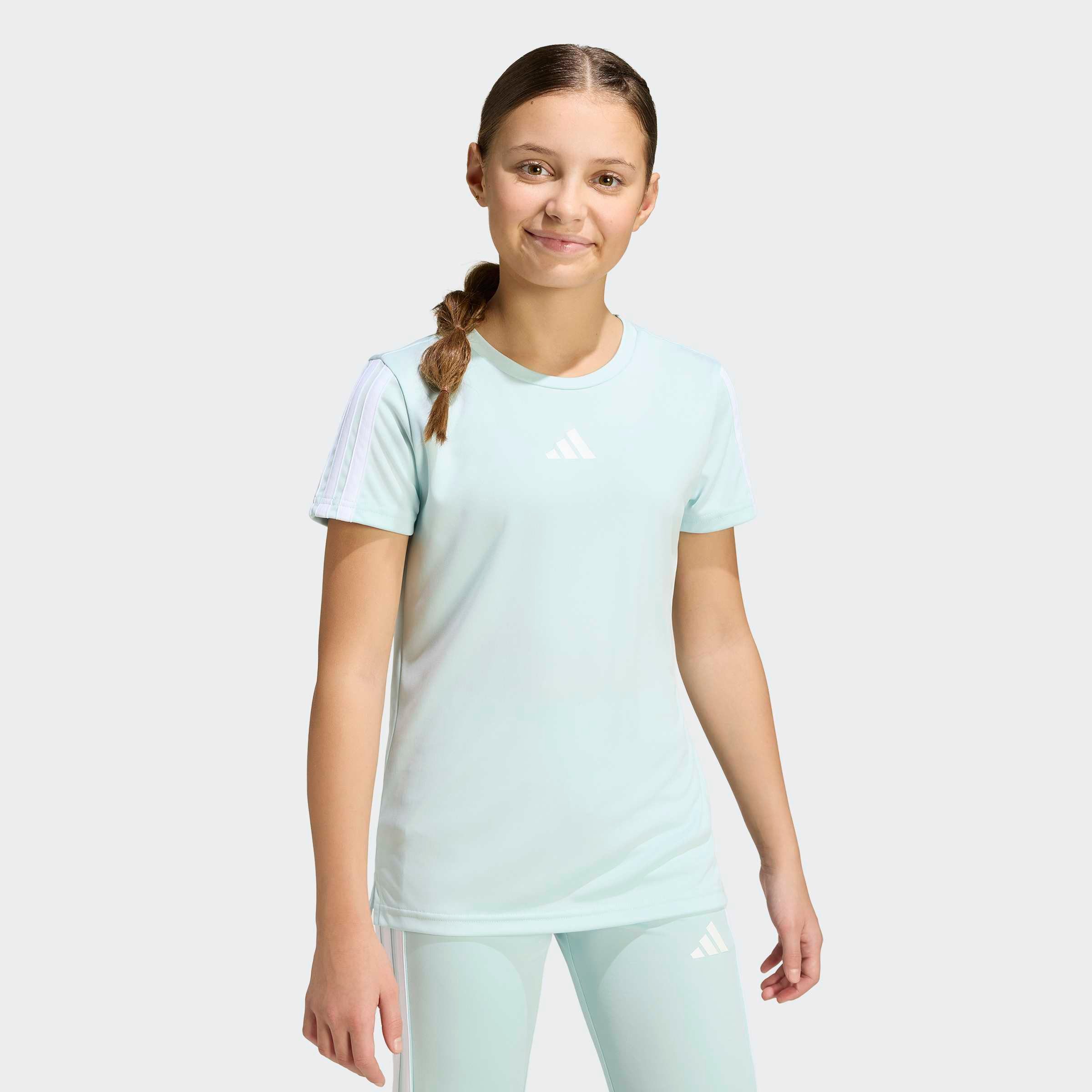 adidas Sportswear T-Shirt JG TR-ES 3S TEE für Kinder, Kurzarm, ohne Verschluss, mit Climacool® Technologie