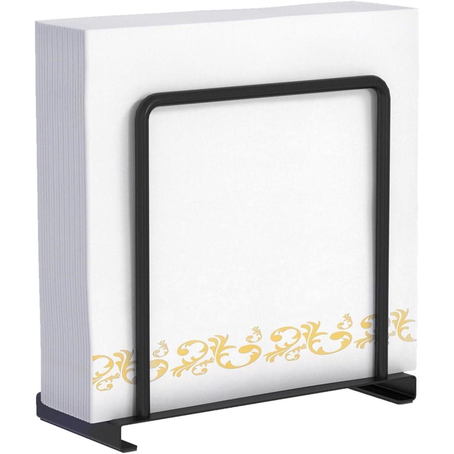 LuxusKollektion Serviettenhalter Serviettenhalter Schwarz Metall 14cm Tisch Küchenzubehör Papier, Metall