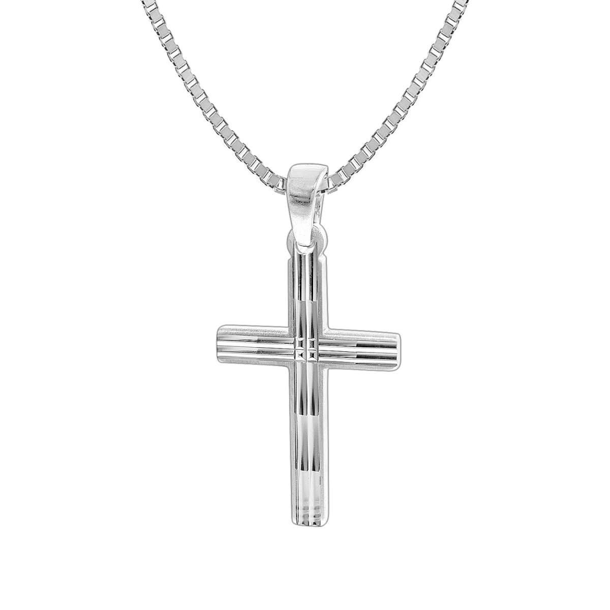 trendor Kreuzkette 35851, Kreuz mit Herren 925 Silber 50 cm