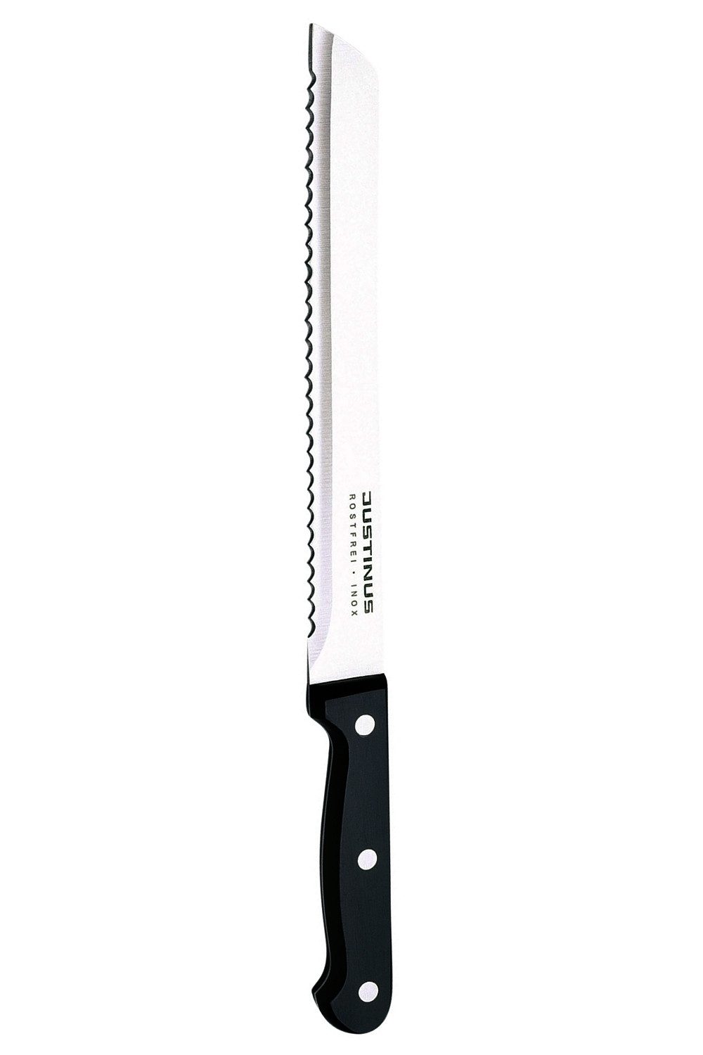 Justinus Brotmesser KÜCHENCHEF, L 32 cm, Edelstahl, Griff aus Bakelit, Spülmaschinengeeignet