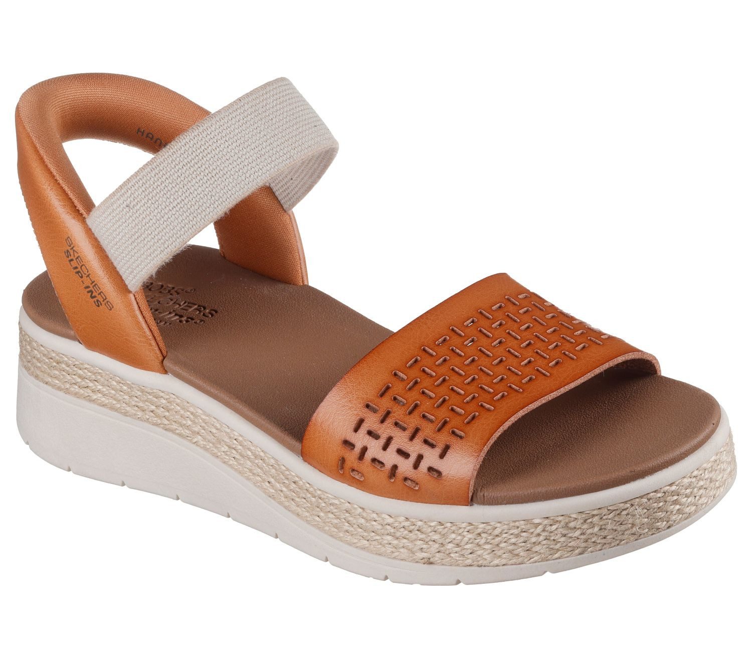 Skechers BOBS SUN RAY STEP ASIDE Slip-On Sneaker Flexible Traktionsaußensohle