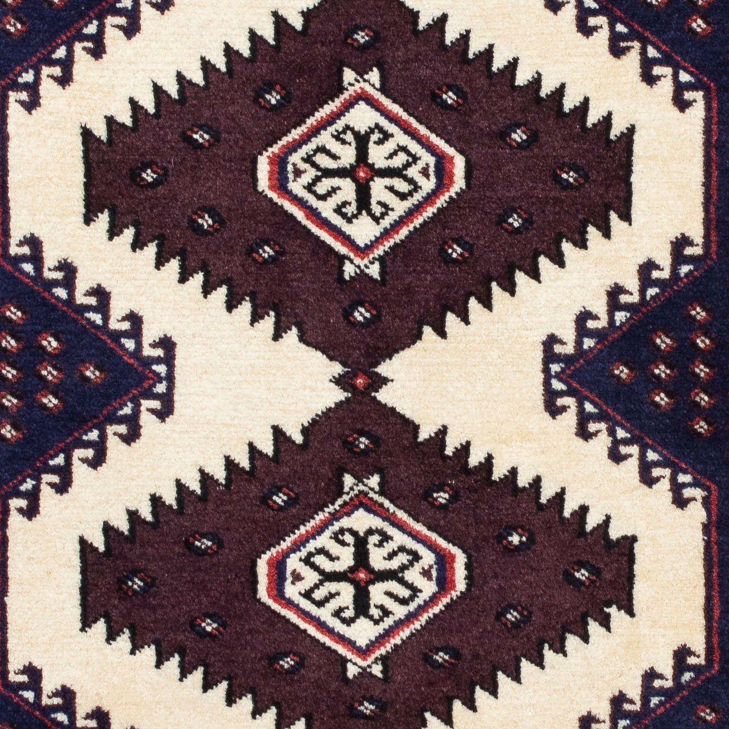 135 Höhe: Turkaman mm, Wollteppich cm, Medaillon rechteckig, 6 90 mit morgenland, Unikat Zertifikat x