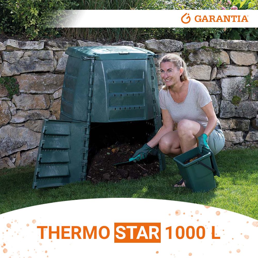 GARANTIA Komposter THERMO-STAR Komposter 1000 Liter grün, 1000 l