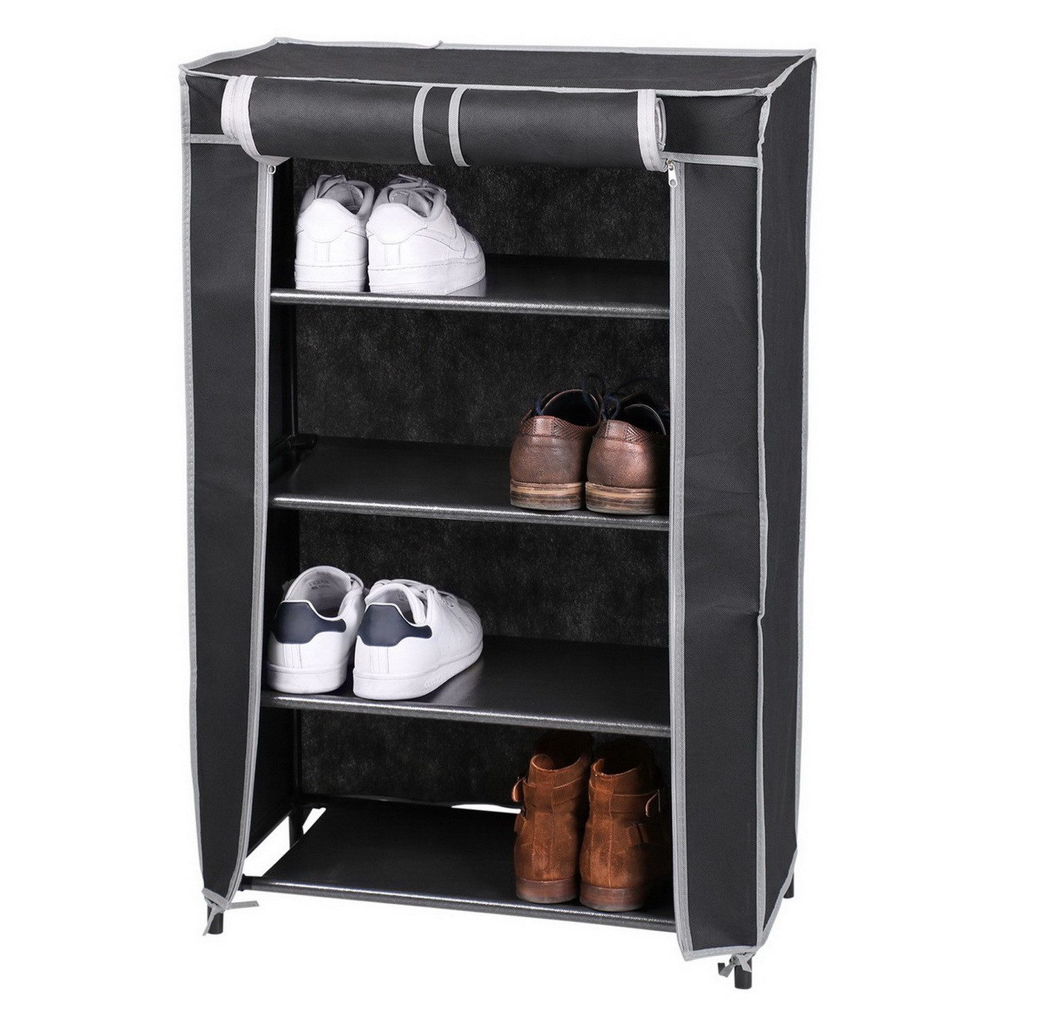 Urban Living Schuhregal Schuh-Regal mit Hülle und 2 Reißverschlüssen Schuhs günstig online kaufen