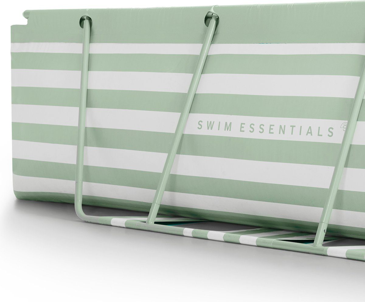 Swim Essentials Pool Swim Essentials Rahmenpool grün/weiß, 400 x 200 x 100 cm