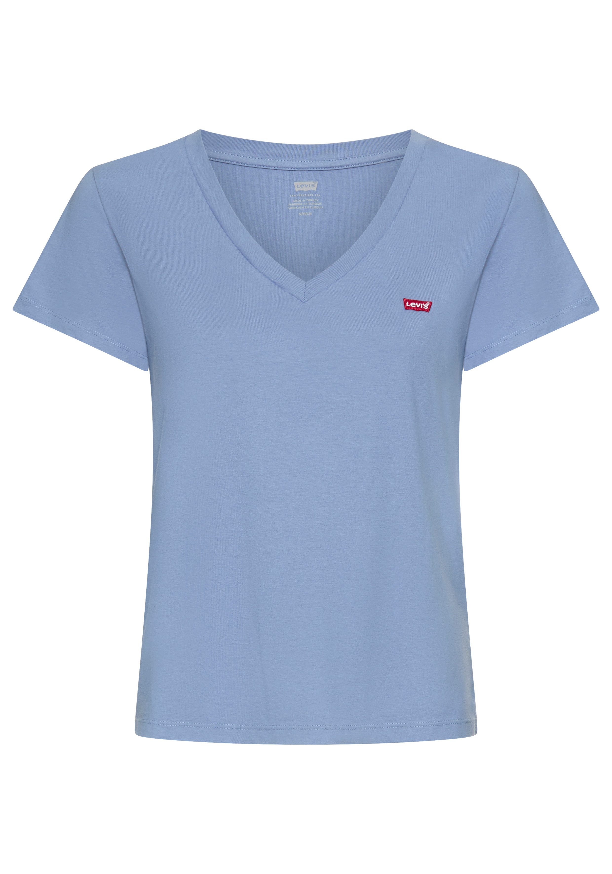 Levi's® V-Shirt Perfect Tee mit kleinem Batwing- Logo günstig online kaufen