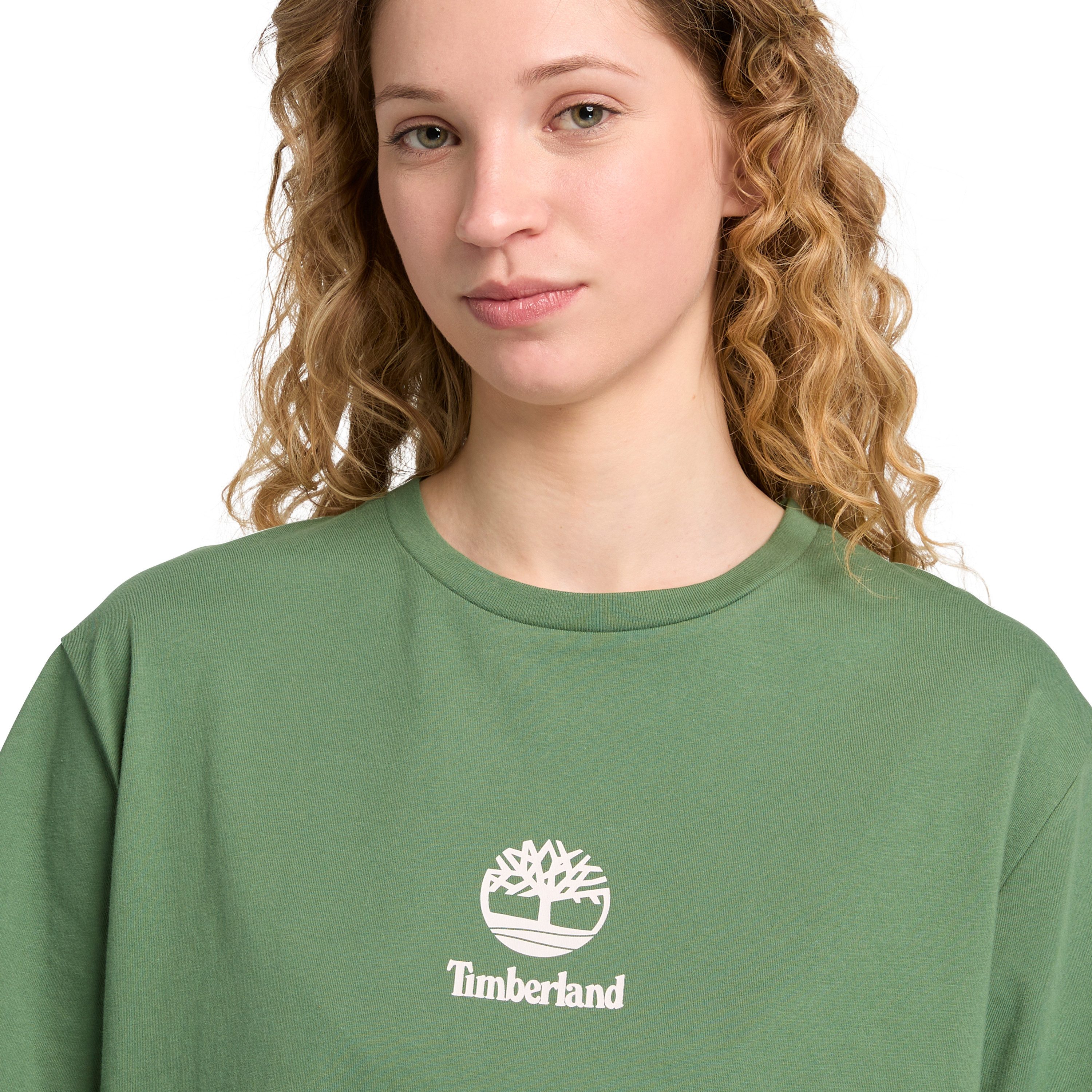 Timberland T-Shirt Print Stack Logo Short Sleeve Tee sportlicher Schnitt, Kurzarm, für Sportmode und Casualmode