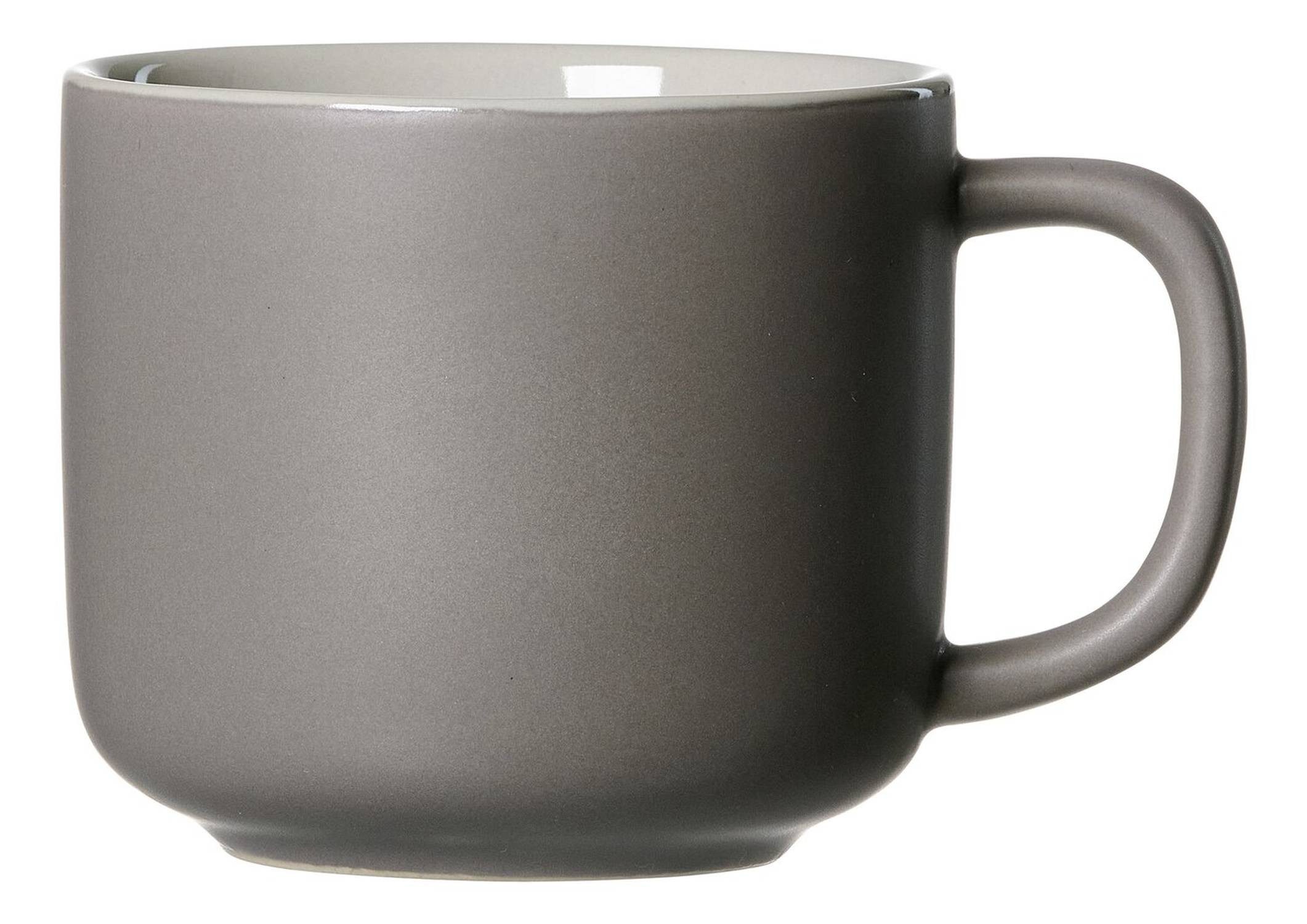 Ritzenhoff & Breker Tasse Jasper taupe Kaffee-Obertasse 240 ml 403299, 1-tlg., Steinzeug, Soft Touch Haptik