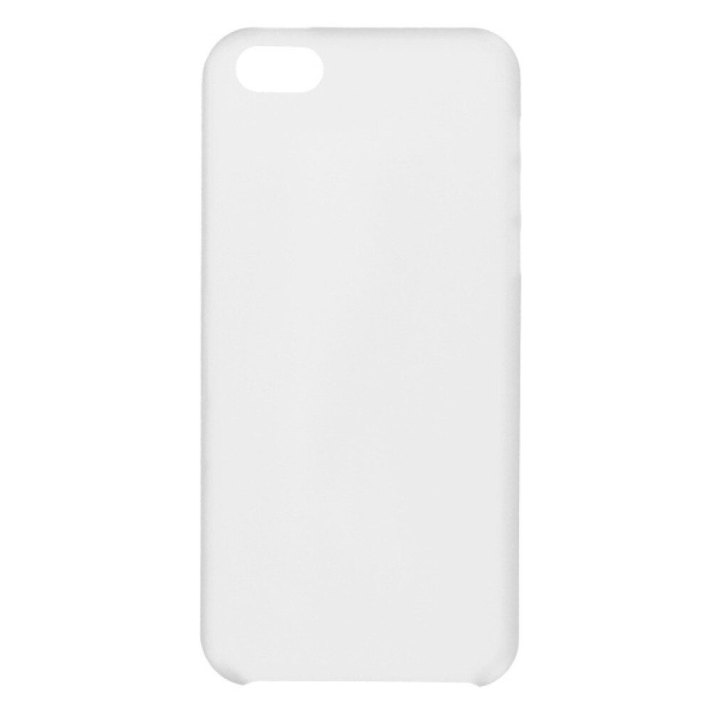 Handytasche Ultradünne TPU Handyhülle für iPhone 5c Transparent Weiß Schutz Case (Bumper)