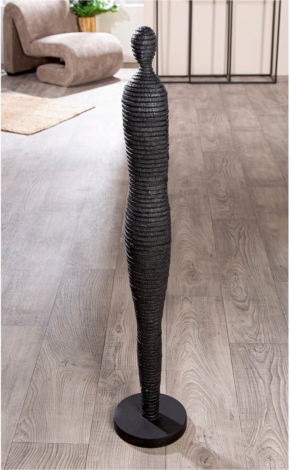 Casablanca by Gilde Dekofigur Skulptur groß Lorient schwarz (1 St) günstig online kaufen