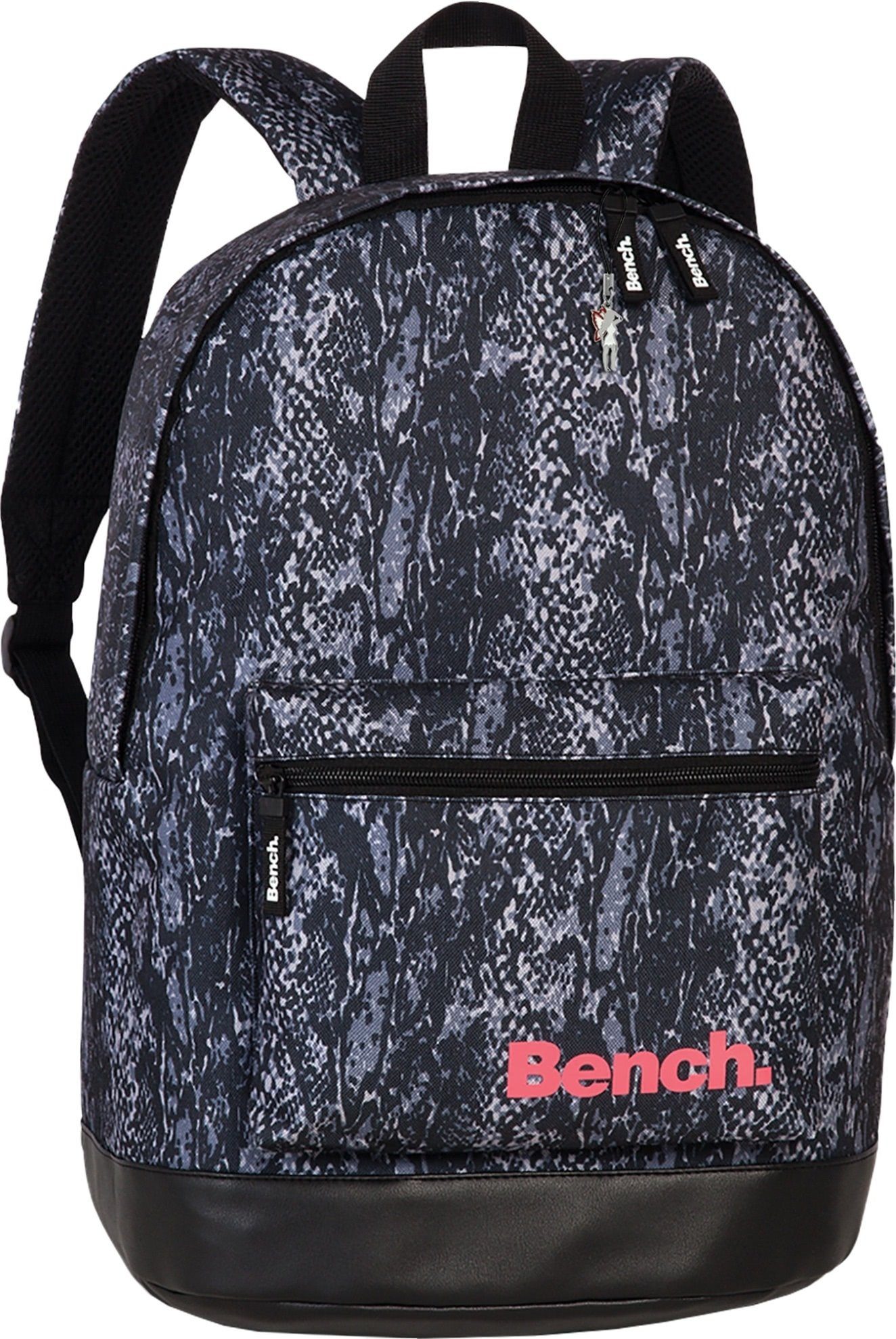 Bench. Rucksack ORI301X Bench, Rucksack türkis, brombeer, oliv, Freizeitrucksack, Sporttasche Polyester, Kunstleder, olivgrün ca. 42cm