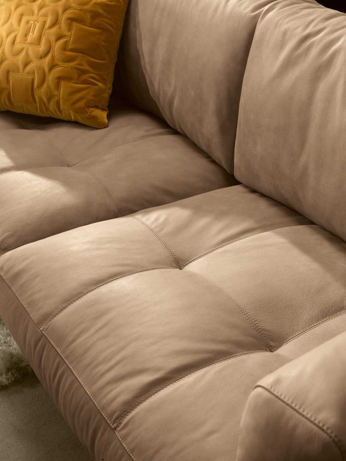 3 Sofa Luxus Sofa Beige, Couches Sofas in Europe Sitzer JVmoebel Modern Gepolstert Made Couch Stoff