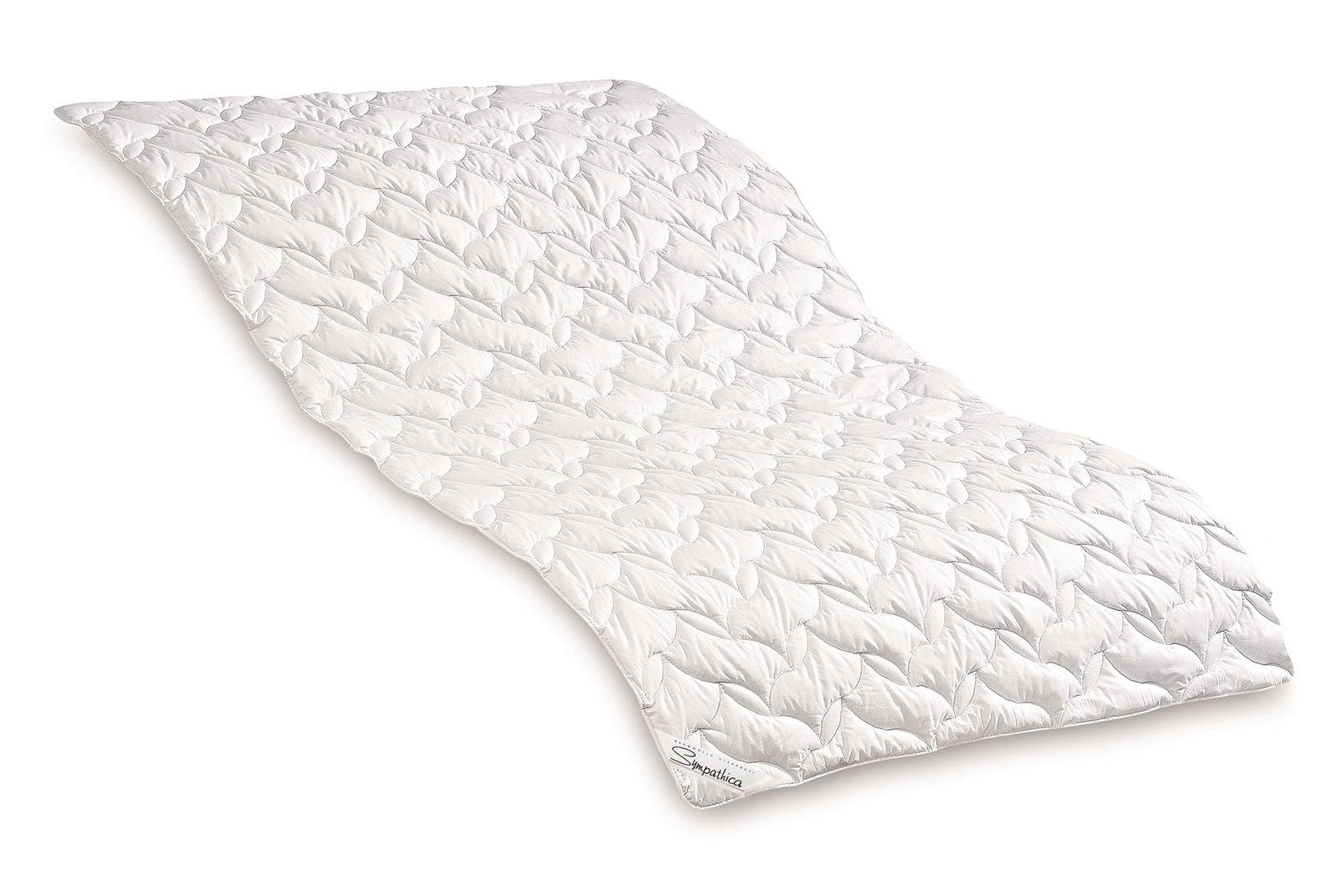 Sympathica Baumwollbettdecke Baumwolldecke Sommerbett Sommerdecke 135x200 cm 100% Baumwolle waschba, Füllung: 100% Baumwolle