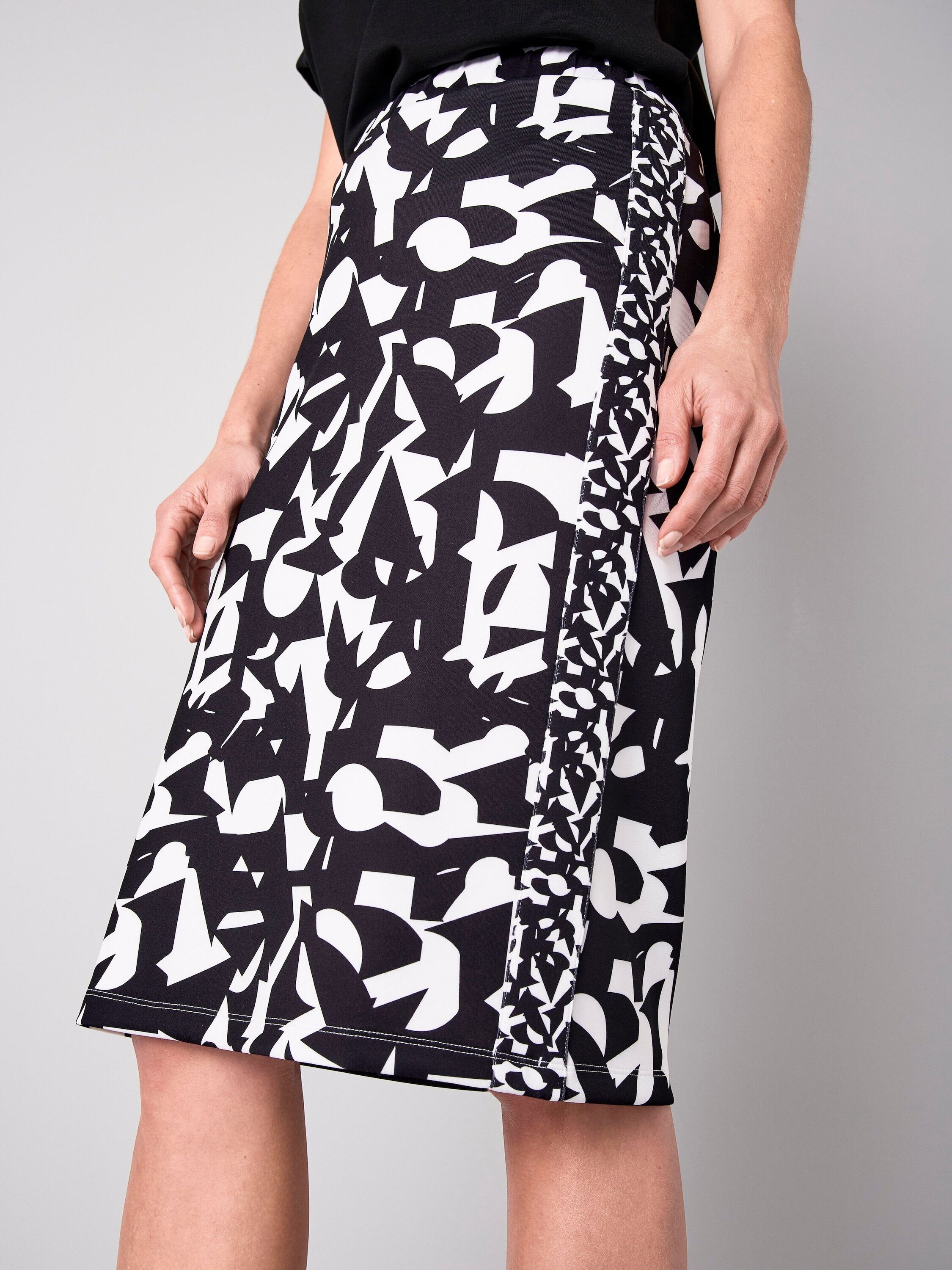 Alba Moda Bleistiftrock Rock mit grafischem Druck