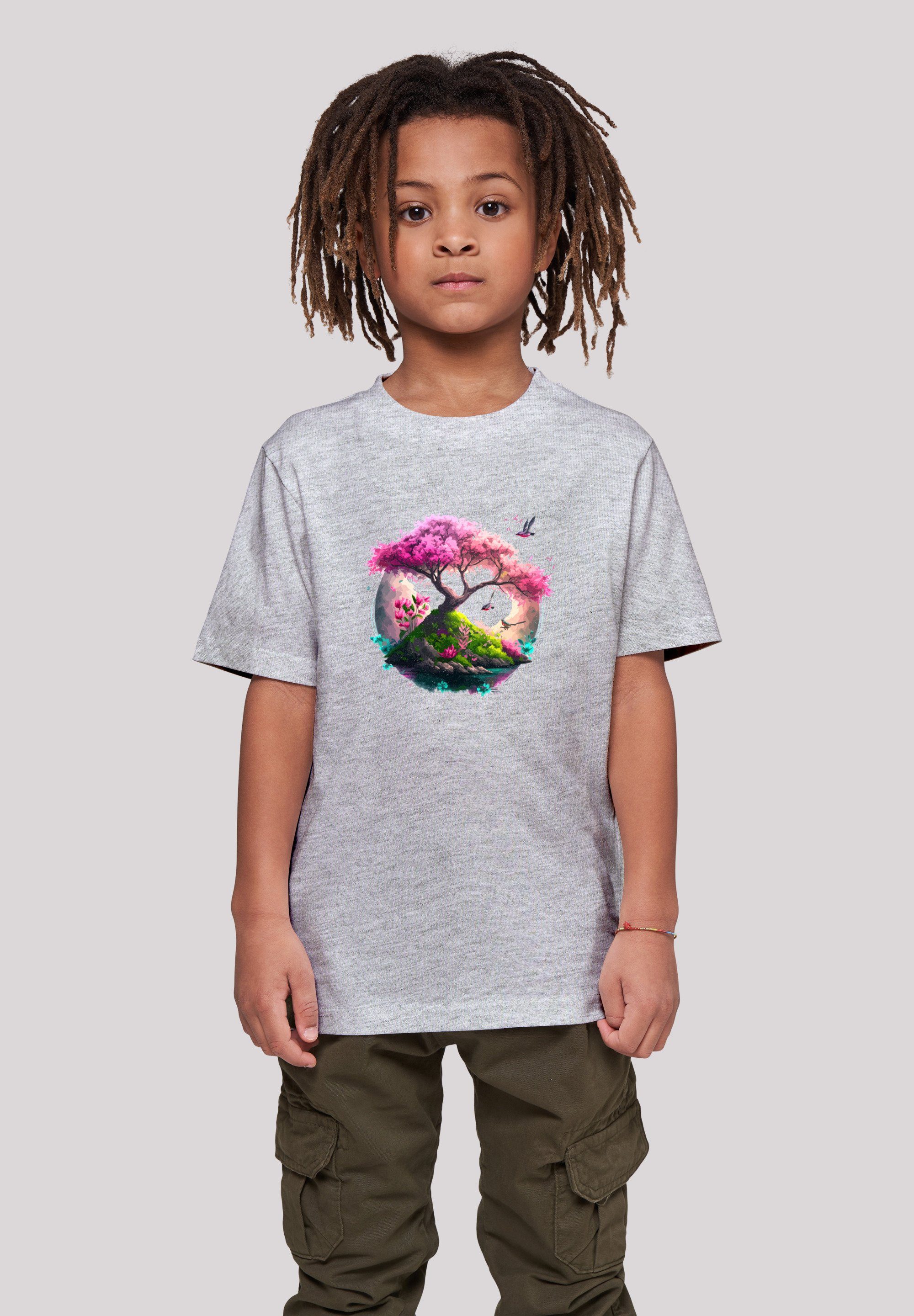 F4NT4STIC Tee Kirschblüten Print Baum Unisex T-Shirt