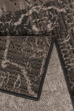 Teppich Bennet, my home, rechteckig, Höhe: 7 mm, Vintage Design, flach, Kurzflor, weich, pflegeleicht, elegant