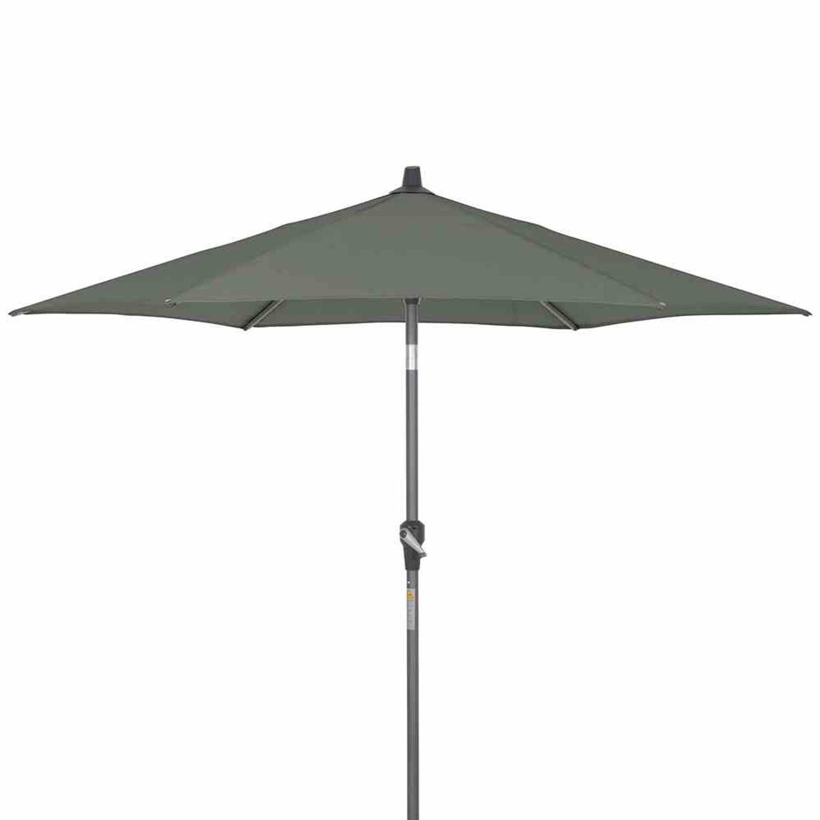 Siena Garden Sonnenschirm Avio Mittelstockschirm anthrazit/olive Ø 250cm Gestell Alu anthrazit