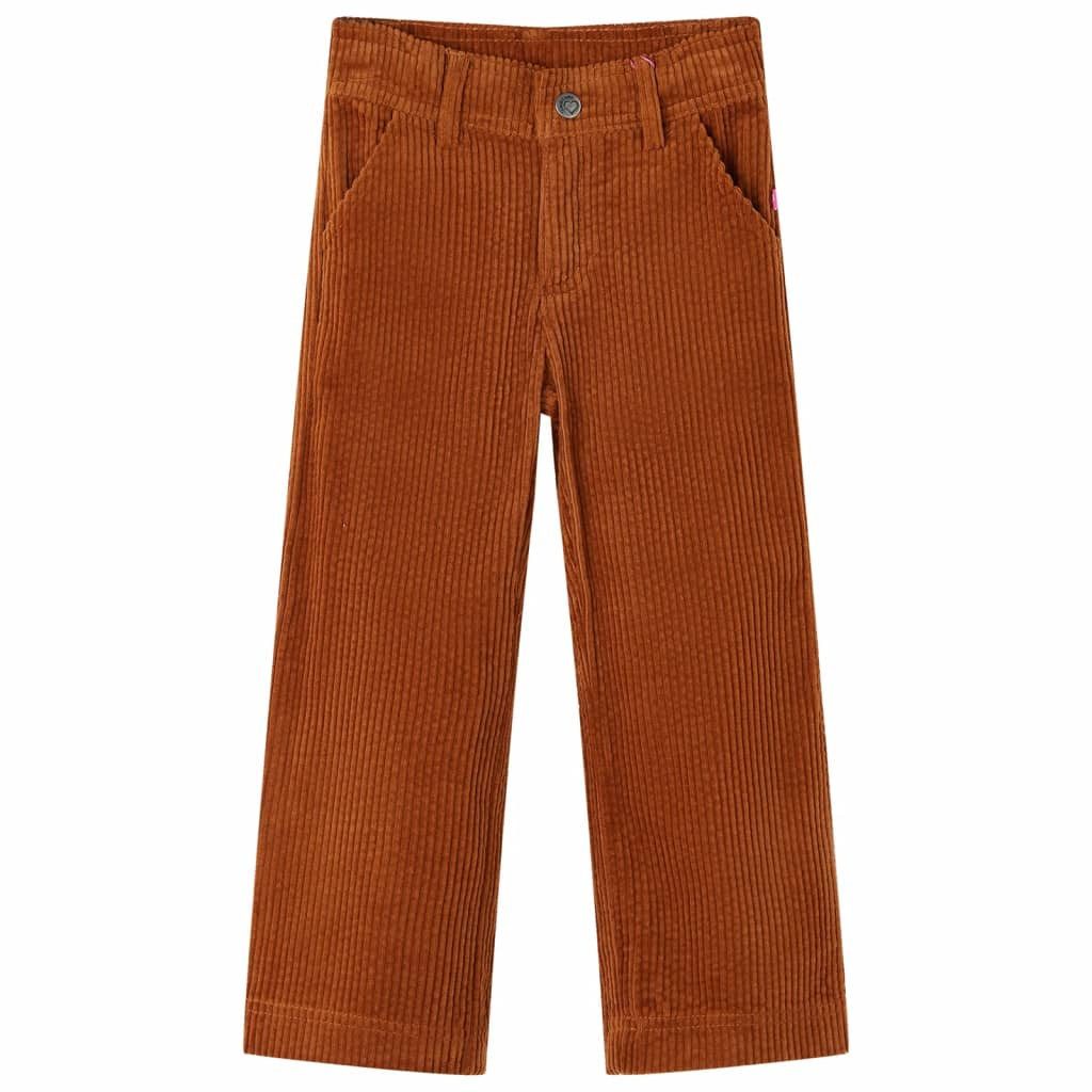 VidaXL Kinderhose Palazzo-Hose Aus Cord – Weite Beine & Elastischer Bund