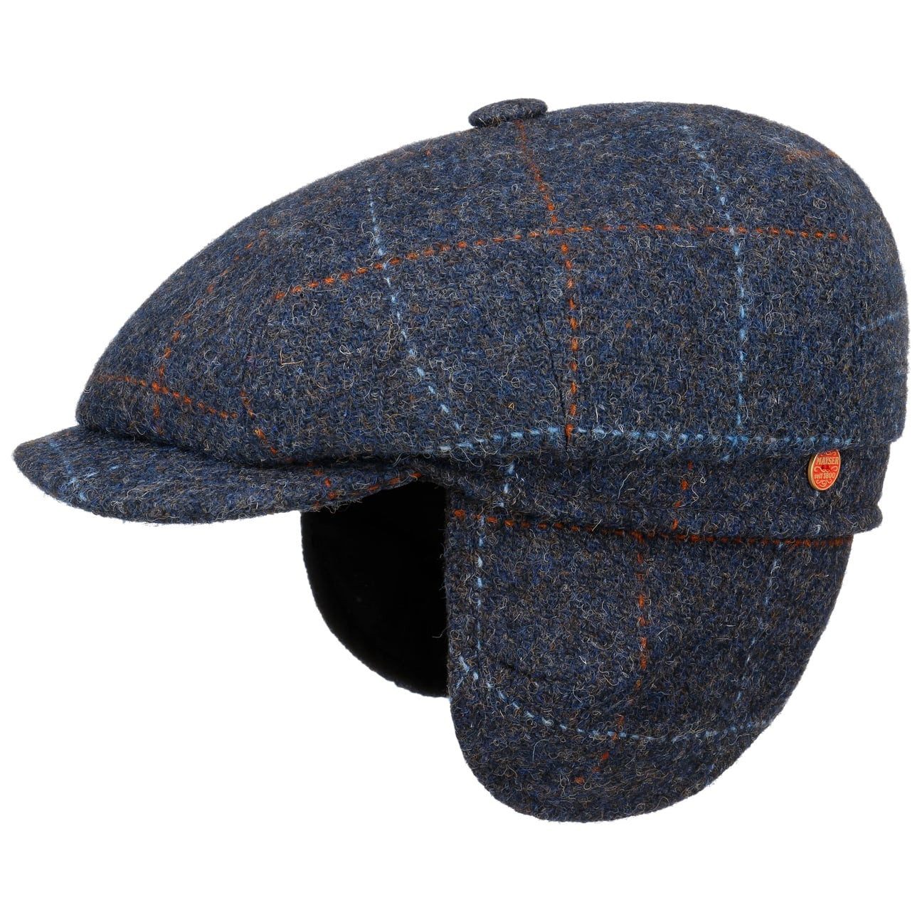 Mayser Flat Cap (1-St) Schirmmütze mit Schirm, Made in the EU