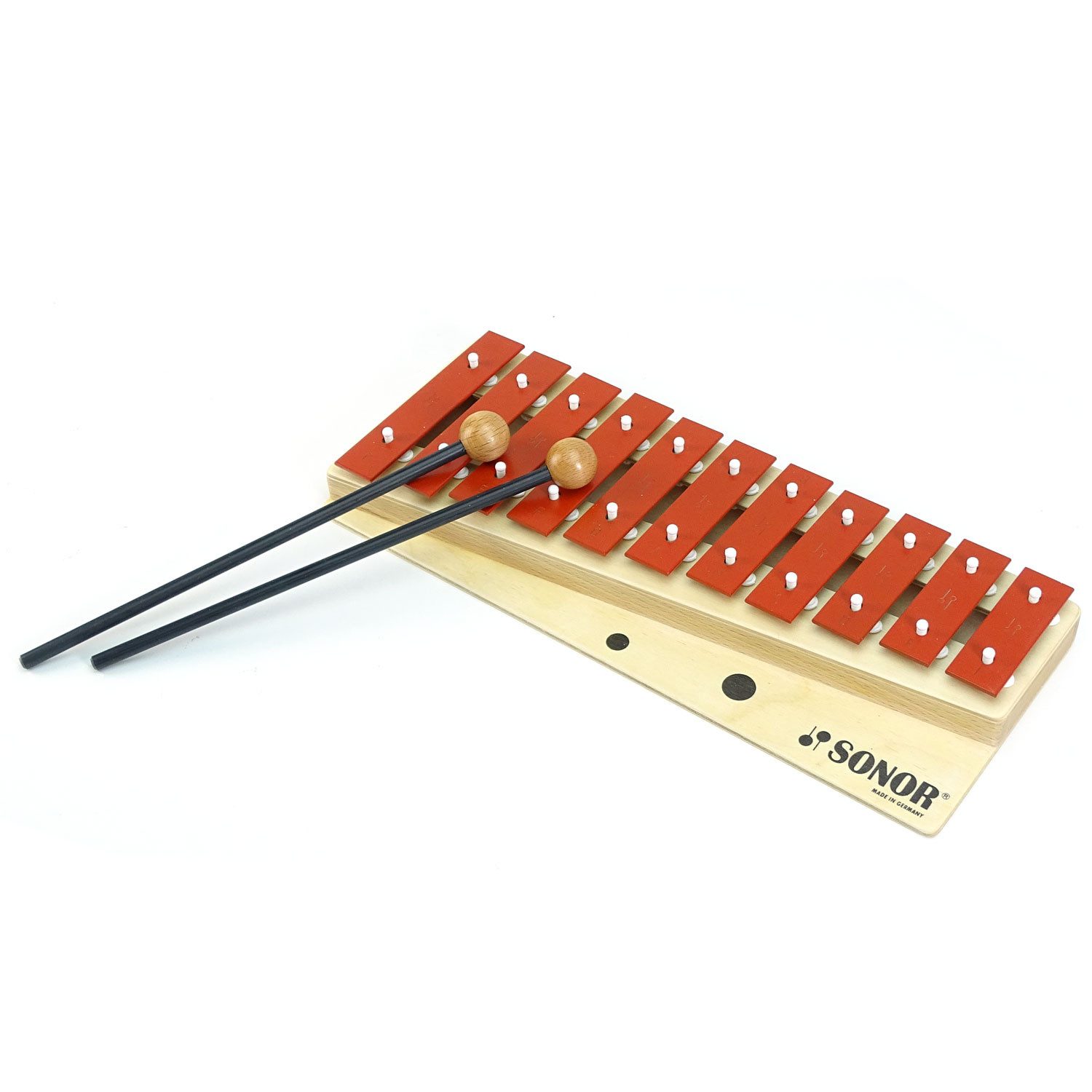 SONOR Glockenspiel Sonor Glockenspiel G10 für Kinder Sopran,Sonor Glockenspiel G10  für Kinder Sopran, 2 Schlägel , Ideal für die musikalische Früherziehung