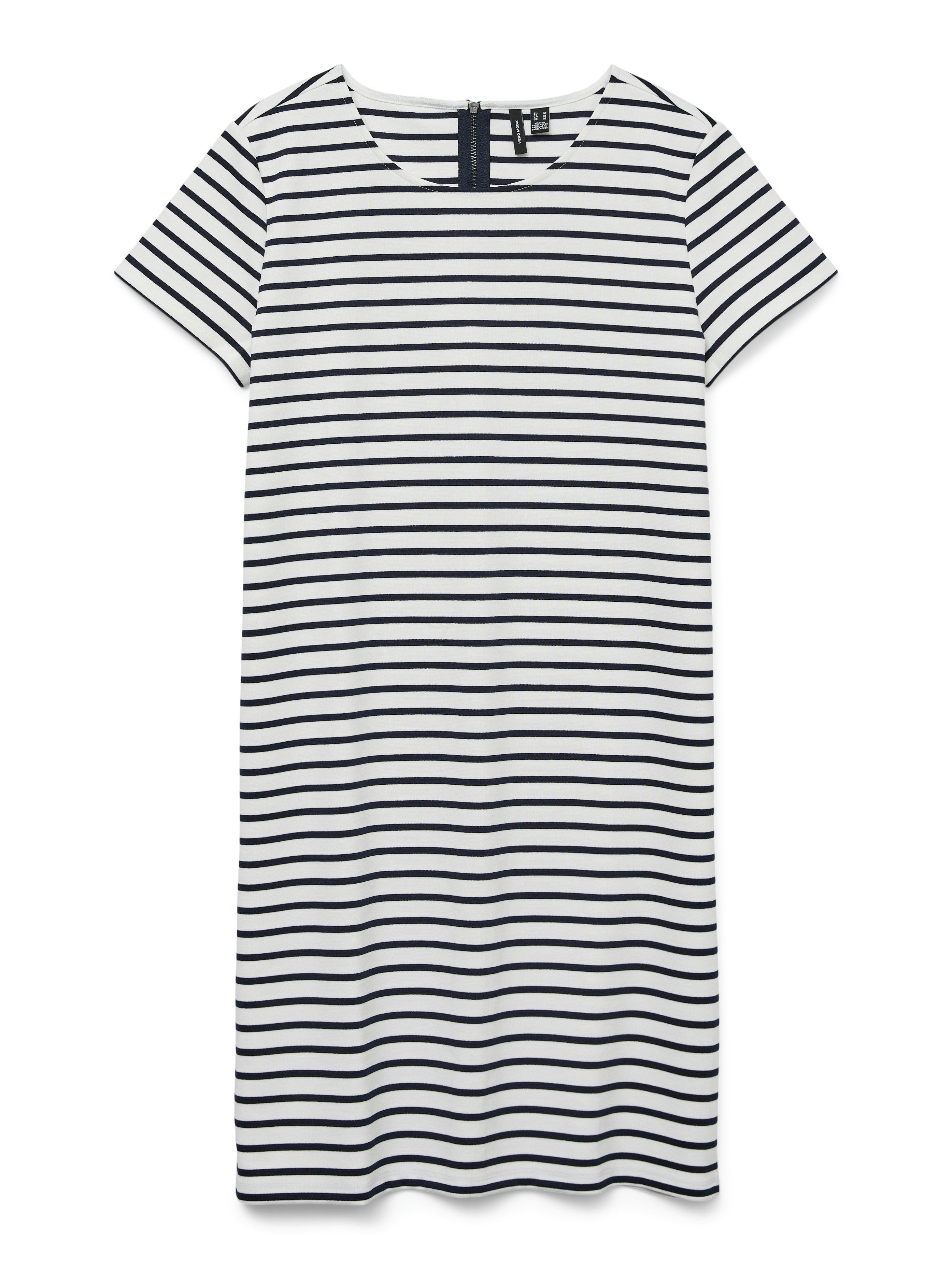 Vero Moda Minikleid VMABBY SS SHORT ZIP DRESS JRS NOOS Sommerkleid