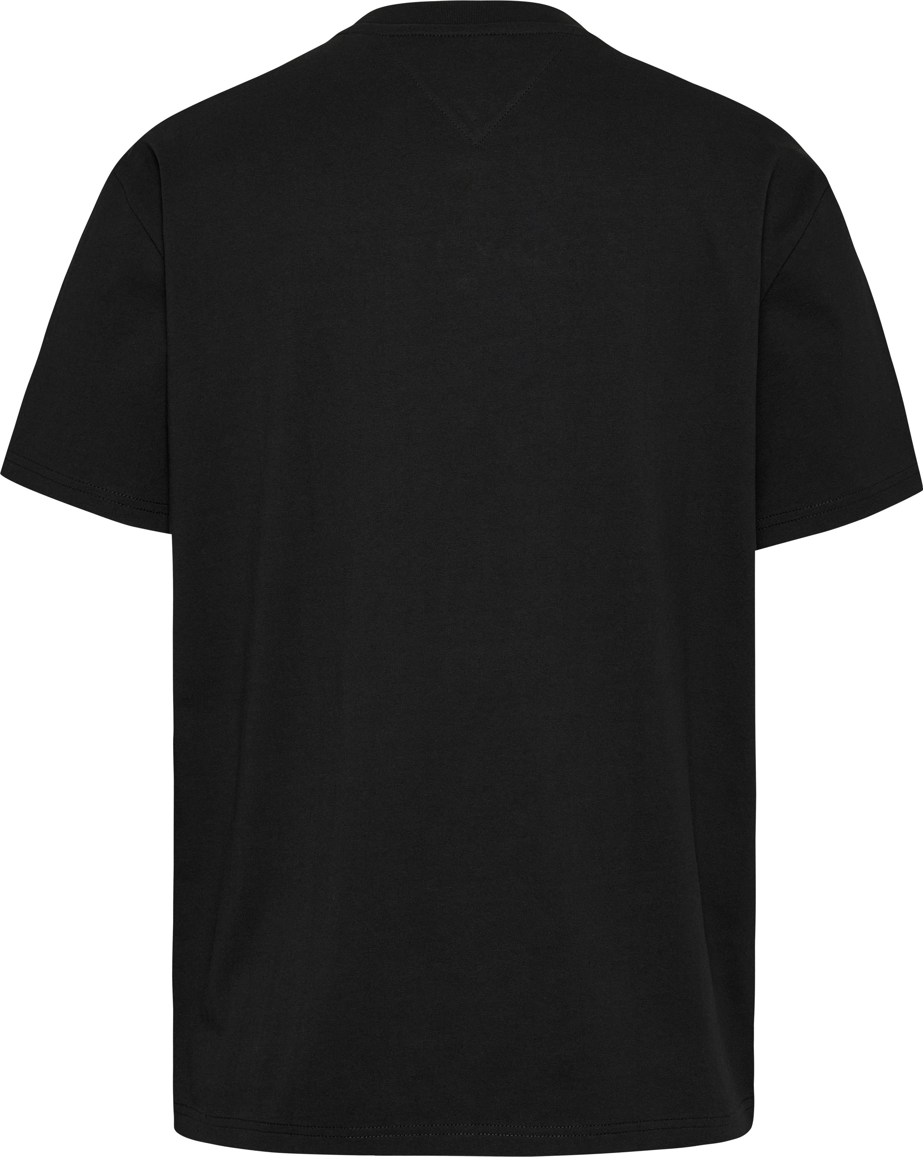 Tommy Jeans T-Shirt TJM REG LINEAR LOGO TEE EXT Rundhals, Regular Fit