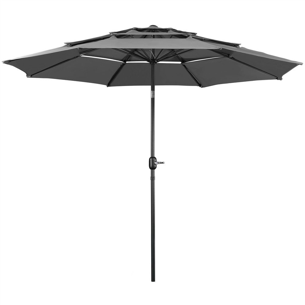 Yaheetech Sonnenschirm ∅ 324cm, Gartenschirm Outdoor günstig online kaufen